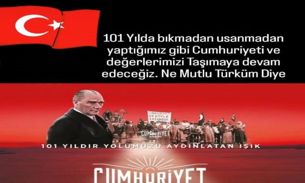 29 Ekim Cumhuriyet Bayramımız Kutlu Olsun